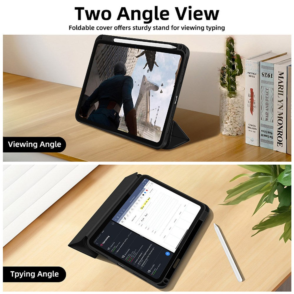 iPad Air 11" (2026 / 2025 / 2024) 4smarts Basic Folio Case m. Pen Holder - Sort