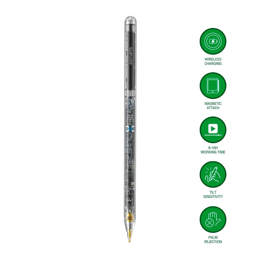 4smarts Active Stylus Pencil Pro Lucid - Gennemsigtig