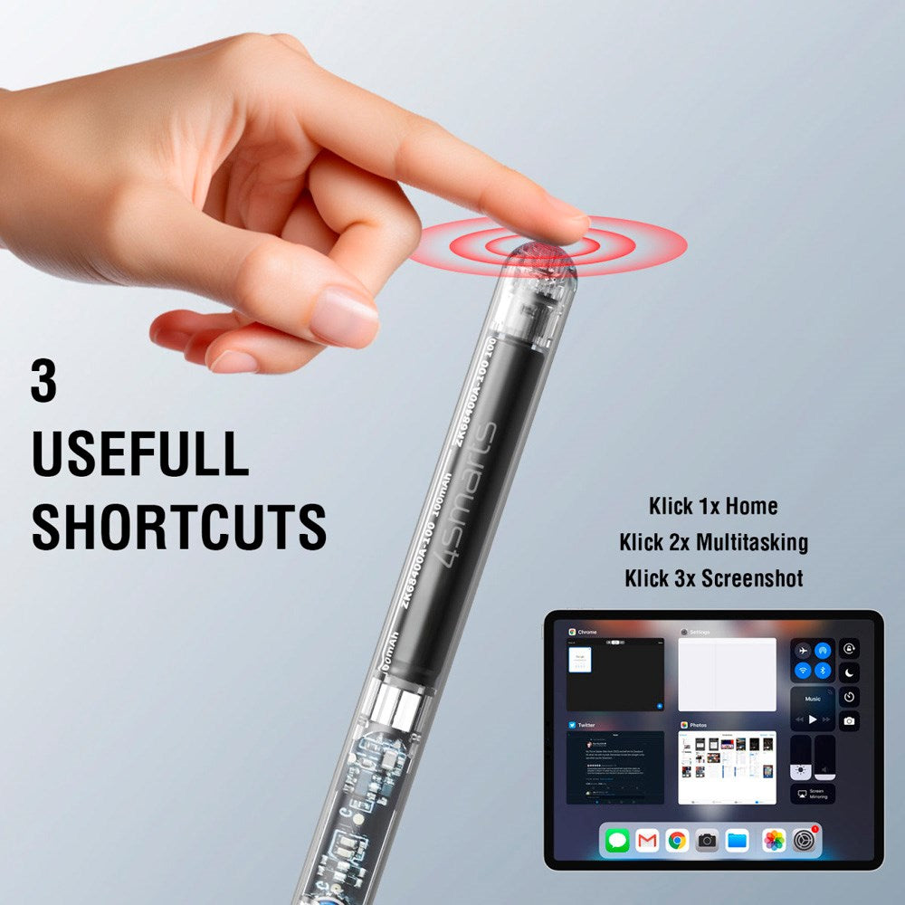 4smarts Active Stylus Pencil Pro Lucid - Gennemsigtig
