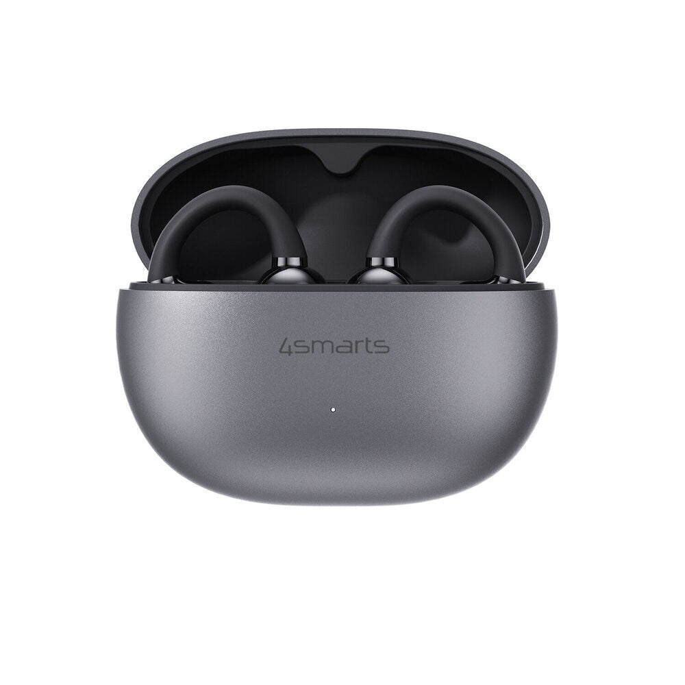 4smarts True Wireless SkyBuds Clip Høretelefoner - Open-Ear - Grå