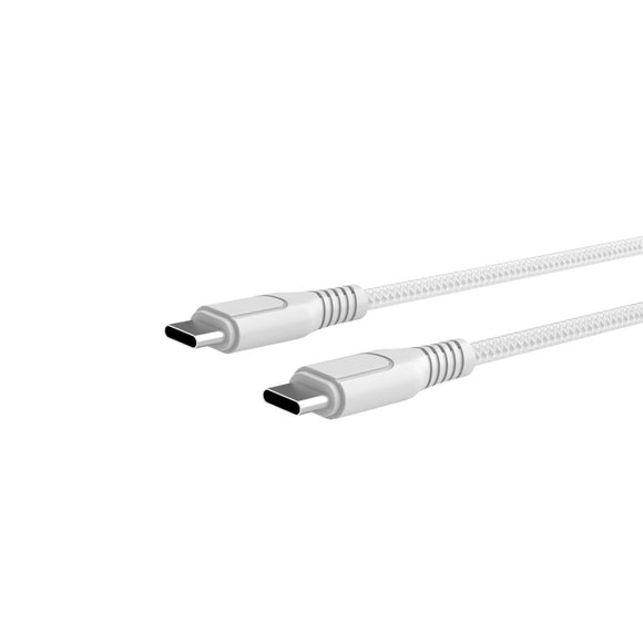 4smarts PremiumCord USB-C til USB-C Kabel 60W - 1.5 m - Hvid