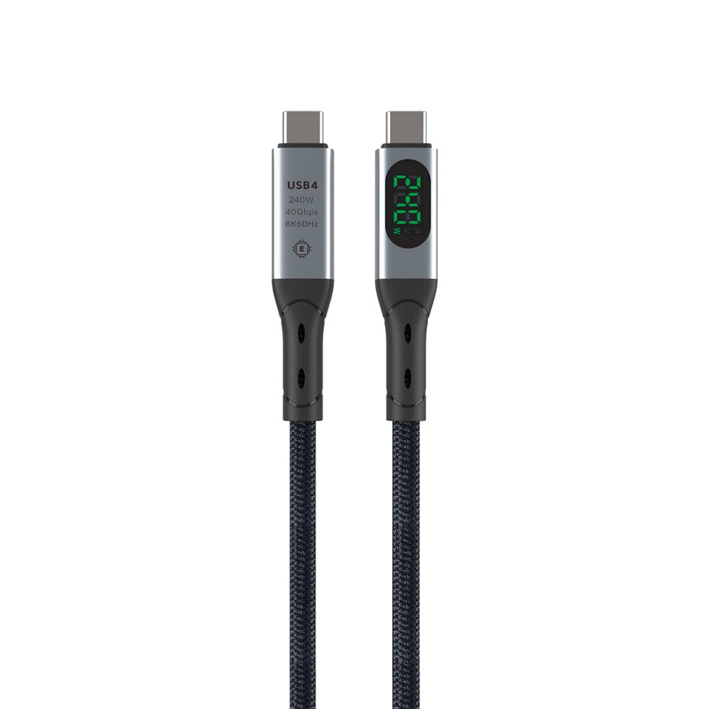 4smarts DigitCord Enterprise USB-C Kabel 240W - 1.5m - Sort