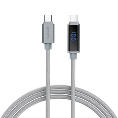 4smarts DigitCord USB-C Kabel 100W - 1.5m - Grå