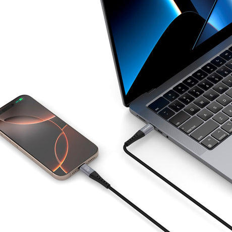 4smarts PrimeCord USB-C til USB-C Kabel 60W - 1.5 m - Sort