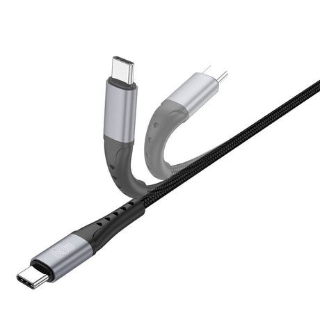 4smarts PrimeCord USB-C til USB-C Kabel 60W - 1.5 m - Sort