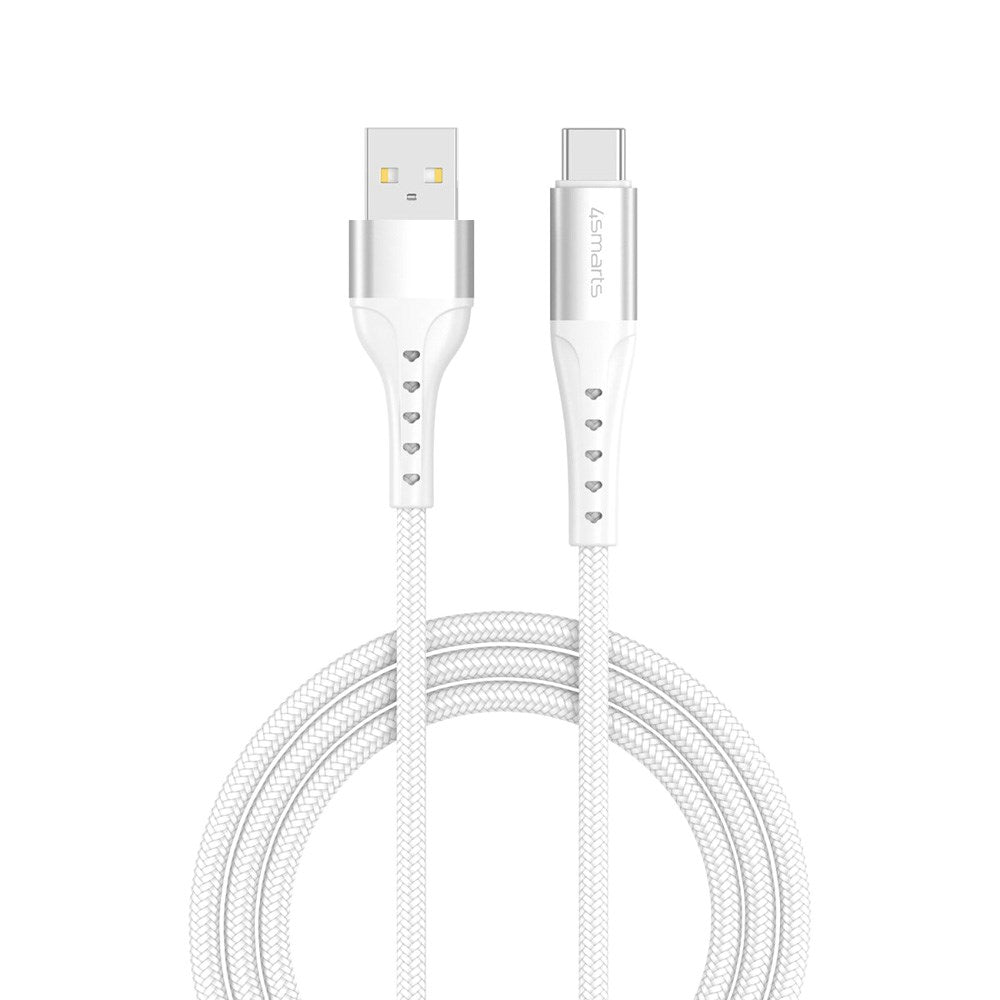4smarts PrimeCord USB-C til USB-A Kabel 18W - 1.5 m - Hvid