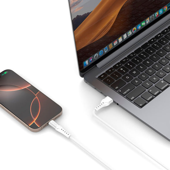 4smarts PrimeCord USB-C til USB-A Kabel 18W - 1.5 m - Hvid