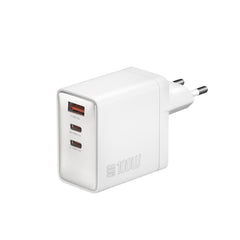 4smarts 100W Vægoplader m. 1x USB-A & 2x USB-C - Hvid