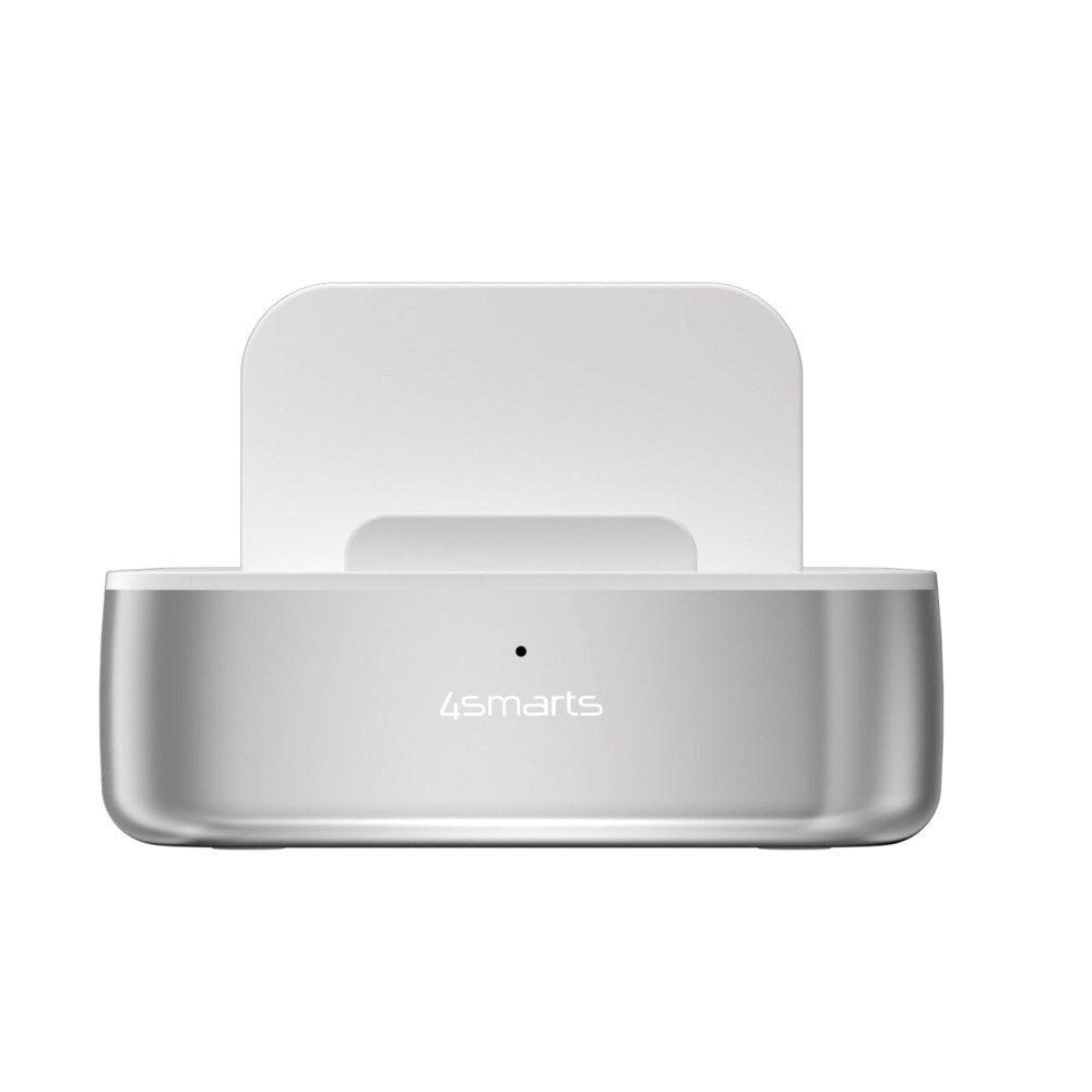 4smarts Ladestation m. 9 Opladningsmuligheder - 5x USB-C Kabel & 1x 4-i-1 Multikabel - 100W - Sølv