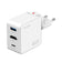 4smarts 3-i-1 HDMI Hub 65W Vægoplader - Hvid