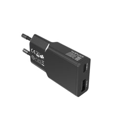 4smarts PDPlug Slim 30W Vægoplader m. 1 x USB-C 1 x USB-A - Sort