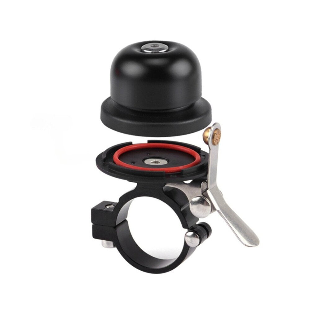 4smarts SkyTag GPS Tracker inkl. Ringklokke til Cykel - Apple Find My & Android Find Hub - Hvid / Sort