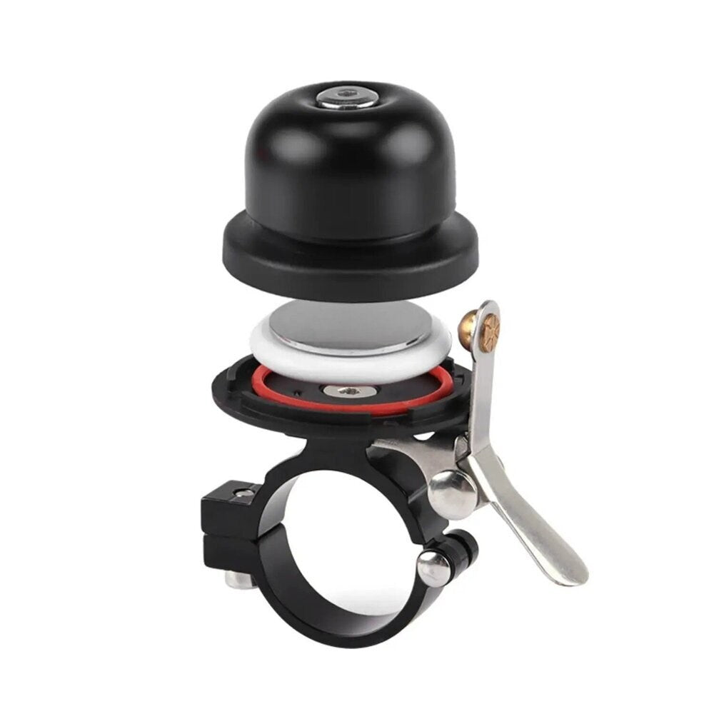 4smarts SkyTag GPS Tracker inkl. Ringklokke til Cykel - Apple Find My & Android Find Hub - Hvid / Sort