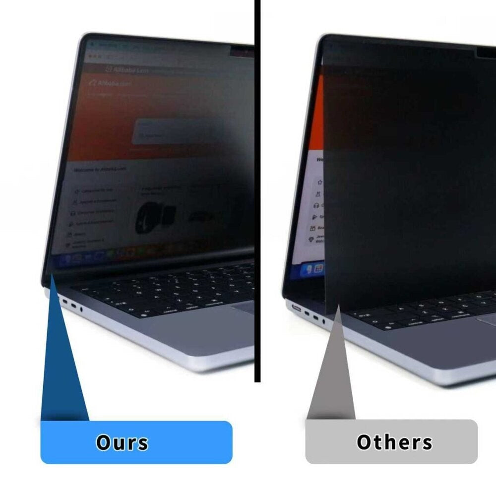 MacBook Neo 13 A18 Pro (2026) 4smarts Magnetisk Privacy Skærmbeskyttelse - Gennemsigtig