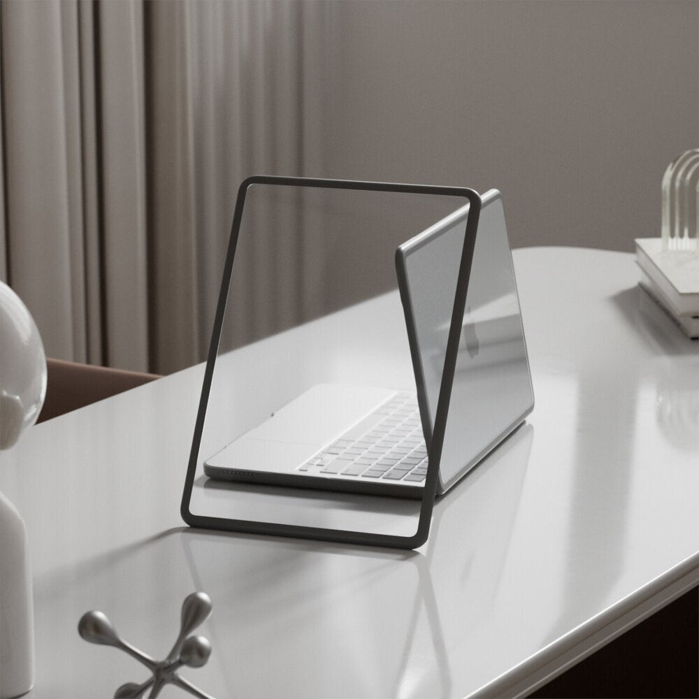 MacBook Neo 13 A18 Pro (2026) 4smarts Cover m. Stødabsorberende Kanter - Gennemsigtig / Sort