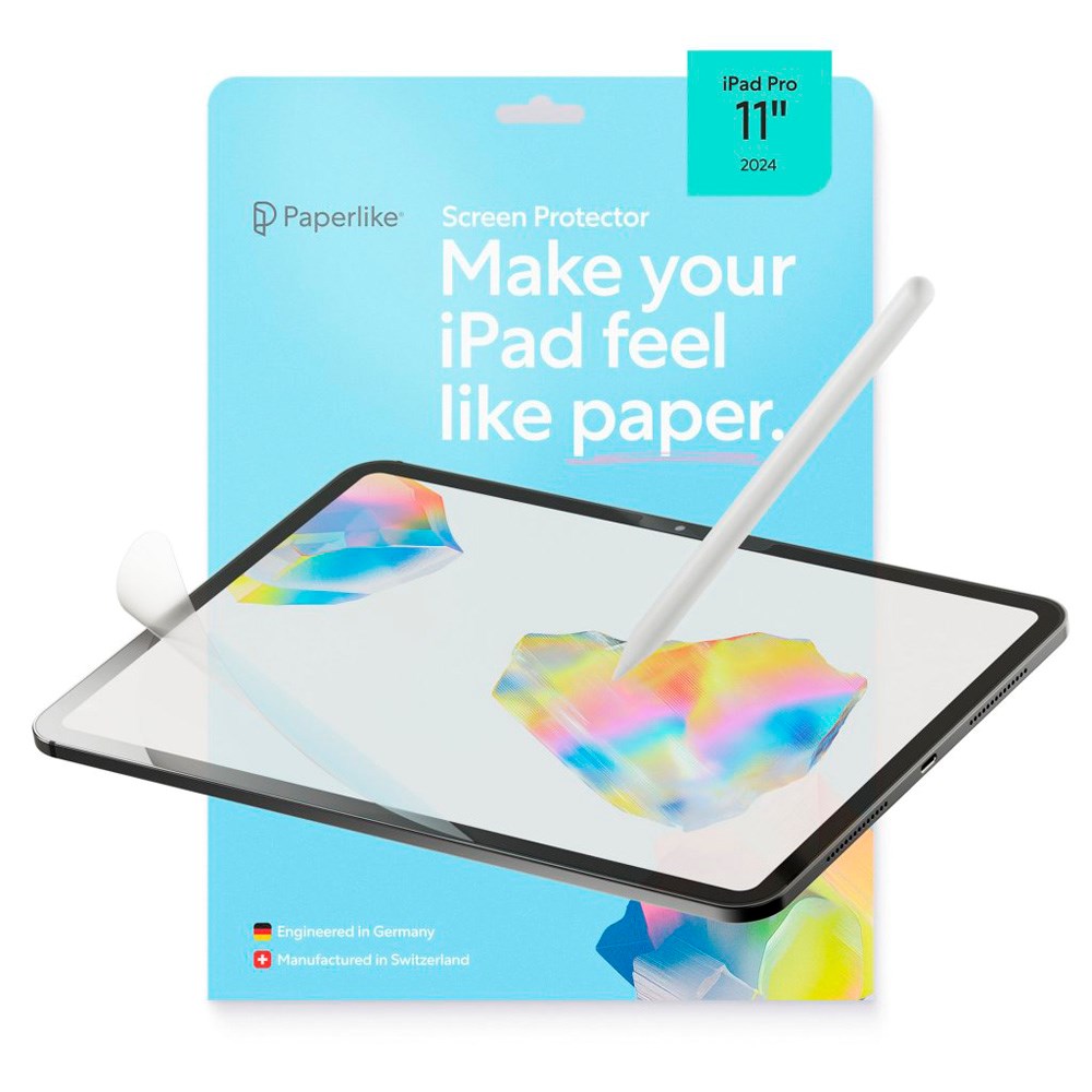 iPad Pro 11" (2025 / 2024) Paperlike 3 Skærmbeskytter - 2 stk - Gennemsigtig - (DEMO)