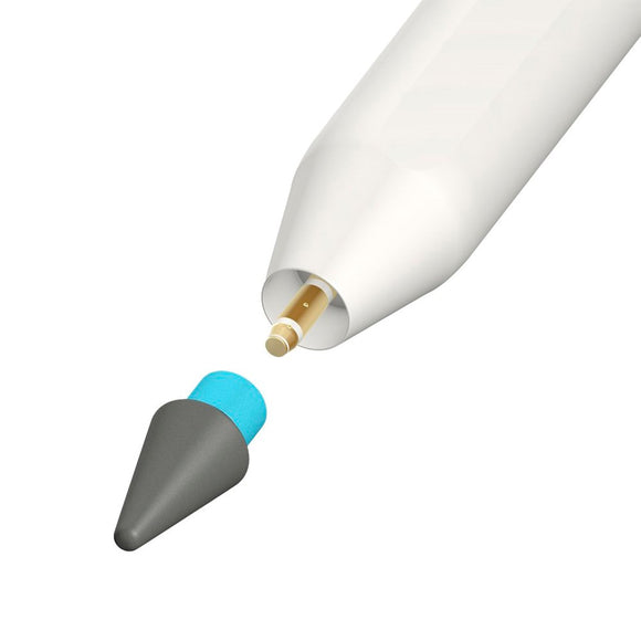 Paperlike Apple Pencil Spidser til Papirtekstureret Skærmbeskytter - 4 stk - Grå