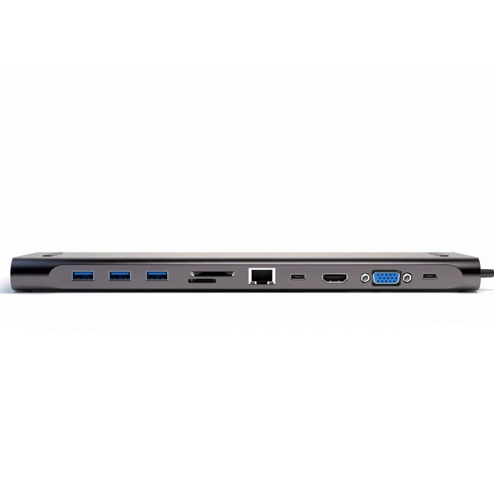 4smarts 11-i-1 USB-C Hub & Universal Tablet / Laptop Stander - Grå