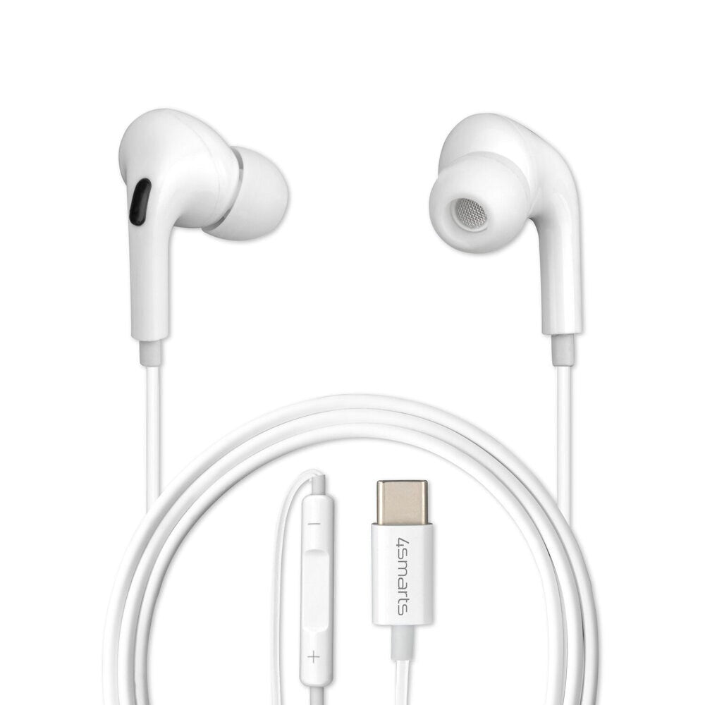 4smarts Melody Digital Basic Høretelefoner med USB-C Kabel - Hvid