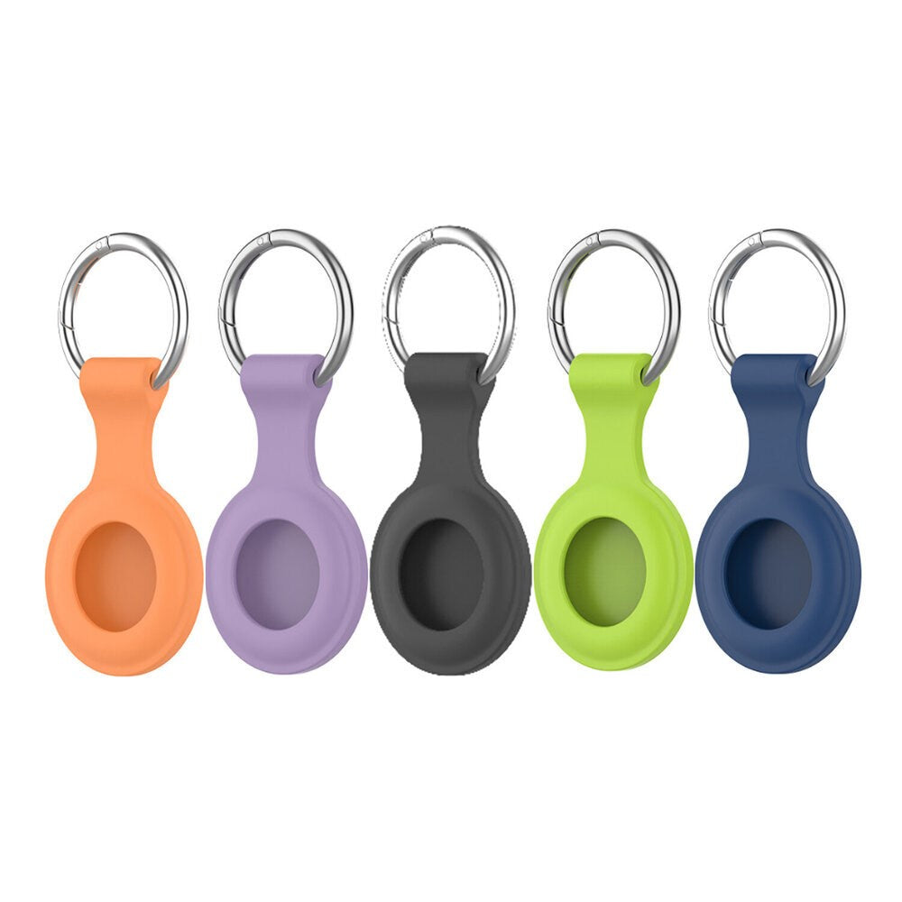 4smarts AirTag Silikone Cover m. Nøglering - 5 stk. - Multi