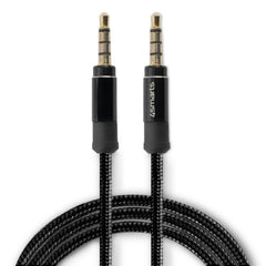 4smarts SoundCord 3.5mm Minijack Kabel - 1m - Sort