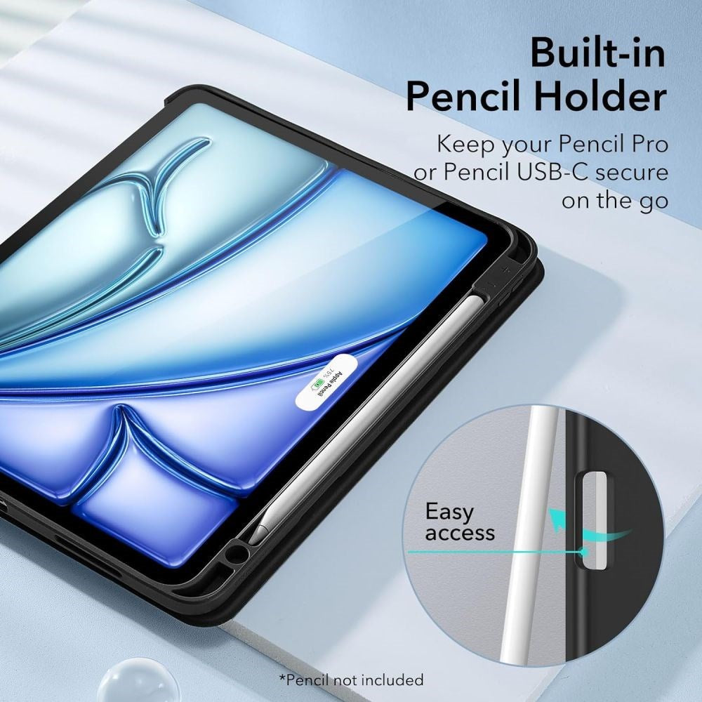 iPad Air 11-10.9" (2026-2020) ESR Rebound Pencil Cover - Sort