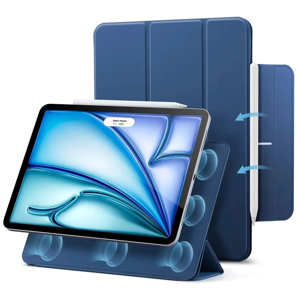 ESR iPad Air 11" (2026 / 2025 / 2024) / Air (2022 / 2020) Rebound Magnetic Cover - Blå