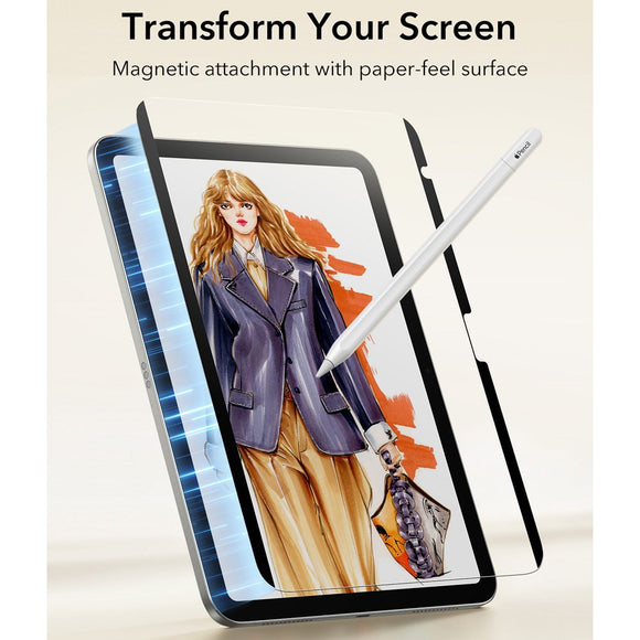 ESR iPad 11" (2025) / 10.9" (2024 / 2022) Paper Feel Skærmbeskyttelse - Mat / Gennemsigtig