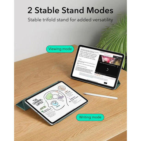 ESR iPad Air 11" (2026 / 2025 / 2024) / Air 10.9" (2022 / 2020) / Pro 11" (2018) Rebound Magnetic Cover - Grøn