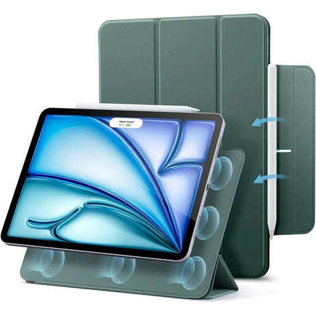 ESR iPad Air 11" (2026 / 2025 / 2024) / Air 10.9" (2022 / 2020) / Pro 11" (2018) Rebound Magnetic Cover - Grøn