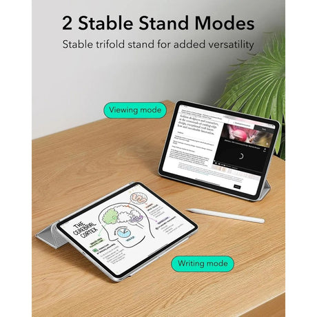 ESR iPad Air 11" (2026 / 2025 / 2024) / Air 10.9" (2022 / 2020) / Pro 11" (2018) Rebound Magnetic Cover - Grå