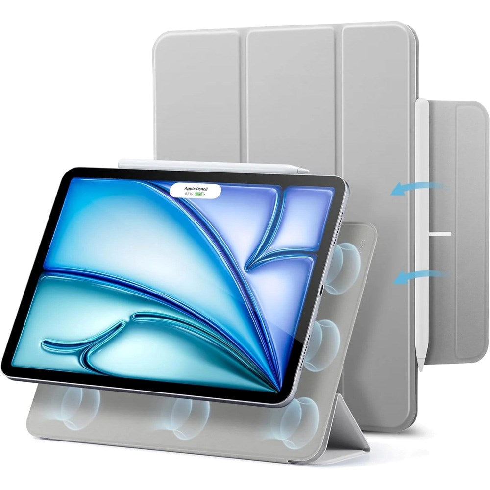 ESR iPad Air 11" (2026 / 2025 / 2024) / Air 10.9" (2022 / 2020) / Pro 11" (2018) Rebound Magnetic Cover - Grå