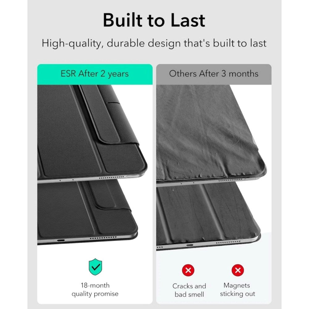 iPad Pro 11" (2025 / 2024) ESR Flip Cover - Magnetisk - Sort - (DEMO)