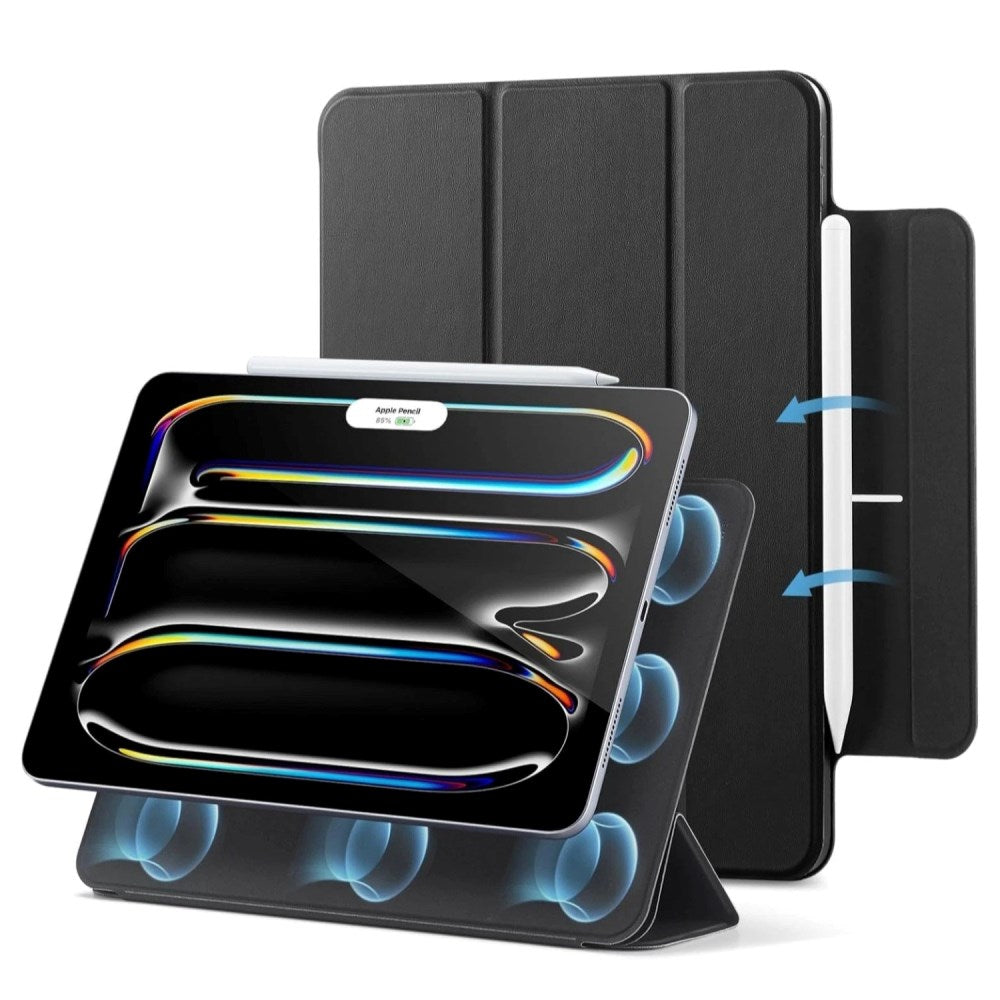 iPad Pro 11" (2025 / 2024) ESR Flip Cover - Magnetisk - Sort