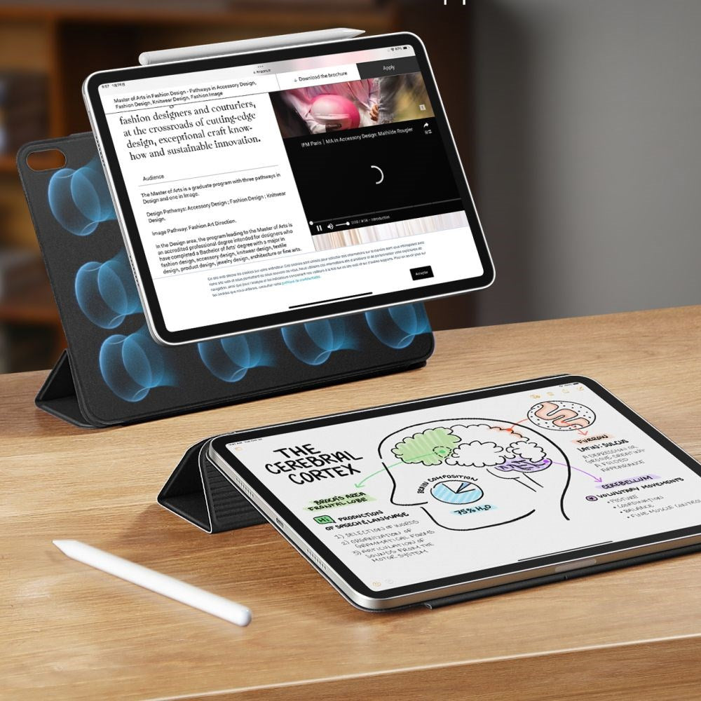 iPad Pro 11" (2025 / 2024) ESR Rebound Magnetic Cover - Sort
