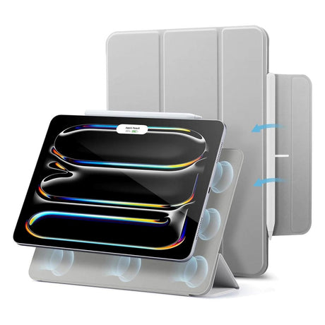 ESR iPad Pro 13" (2025 / 2024) Rebound Magnetic Cover - Grå