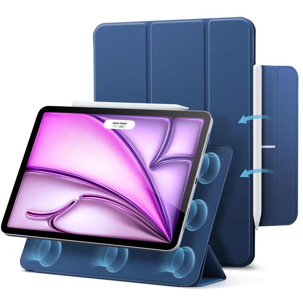 ESR iPad Air 13" (2026 / 2025 / 2024) Rebound Magnetic Cover - Blå