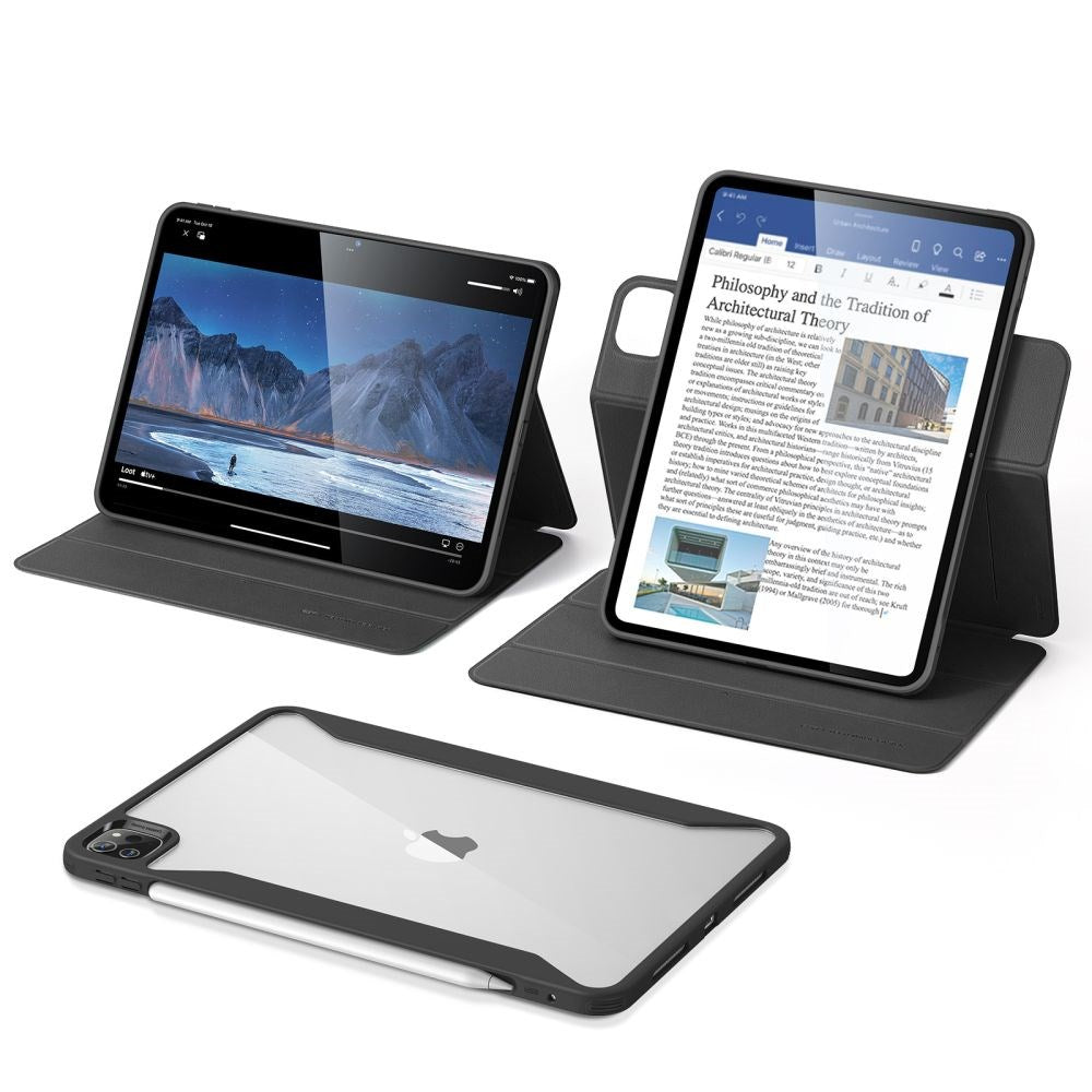 iPad Pro 11" (2025 / 2024) ESR Rebound Hybrid Cover - Sort
