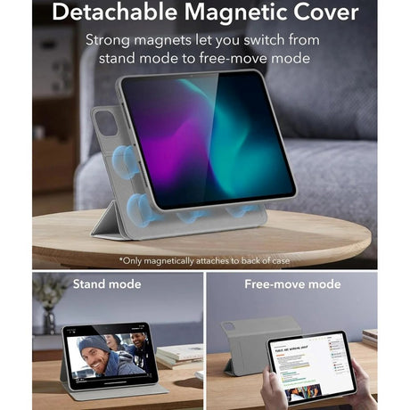 iPad Pro 13" (2025 / 2024) ESR Rebound Hybrid Cover - Grå