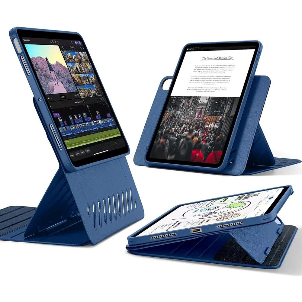 ESR iPad Air 13" (2026 / 2025 / 2024) Shift Flip Cover m. Aftageligt Bagside Cover - Blå