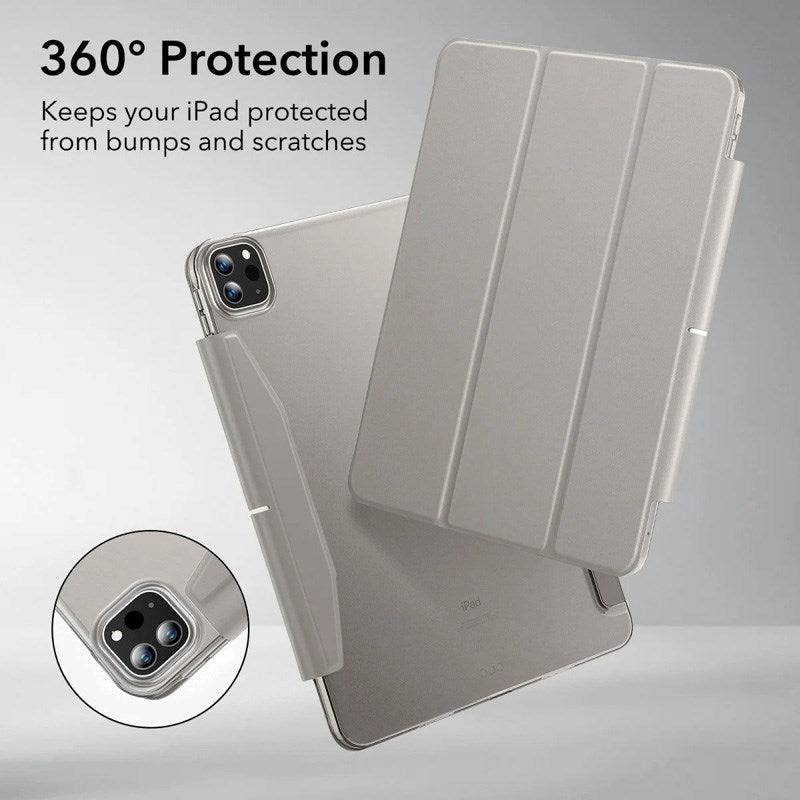 iPad Pro 11" (2025 / 2024) ESR Ascend Tri-Fold Cover - Grå
