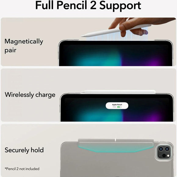 iPad Pro 11" (2025 / 2024) ESR Ascend Tri-Fold Cover - Grå