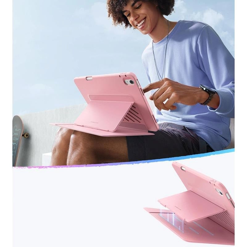 iPad 11" (2025) / 10.9" (2024/2022) ESR Flip Hybrid Cover - Lyserød