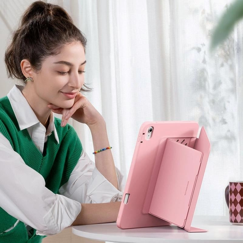 iPad 11" (2025) / 10.9" (2024/2022) ESR Flip Hybrid Cover - Lyserød