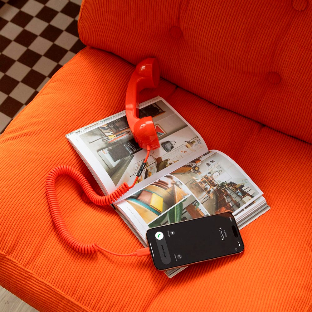 Native Union Pop Phone m. USB-C - Alarm Red