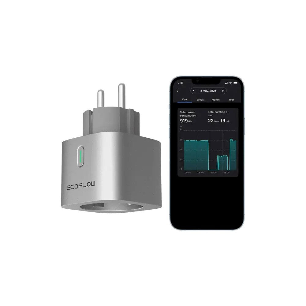 EcoFlow Smart Plug Vægoplader - Grå