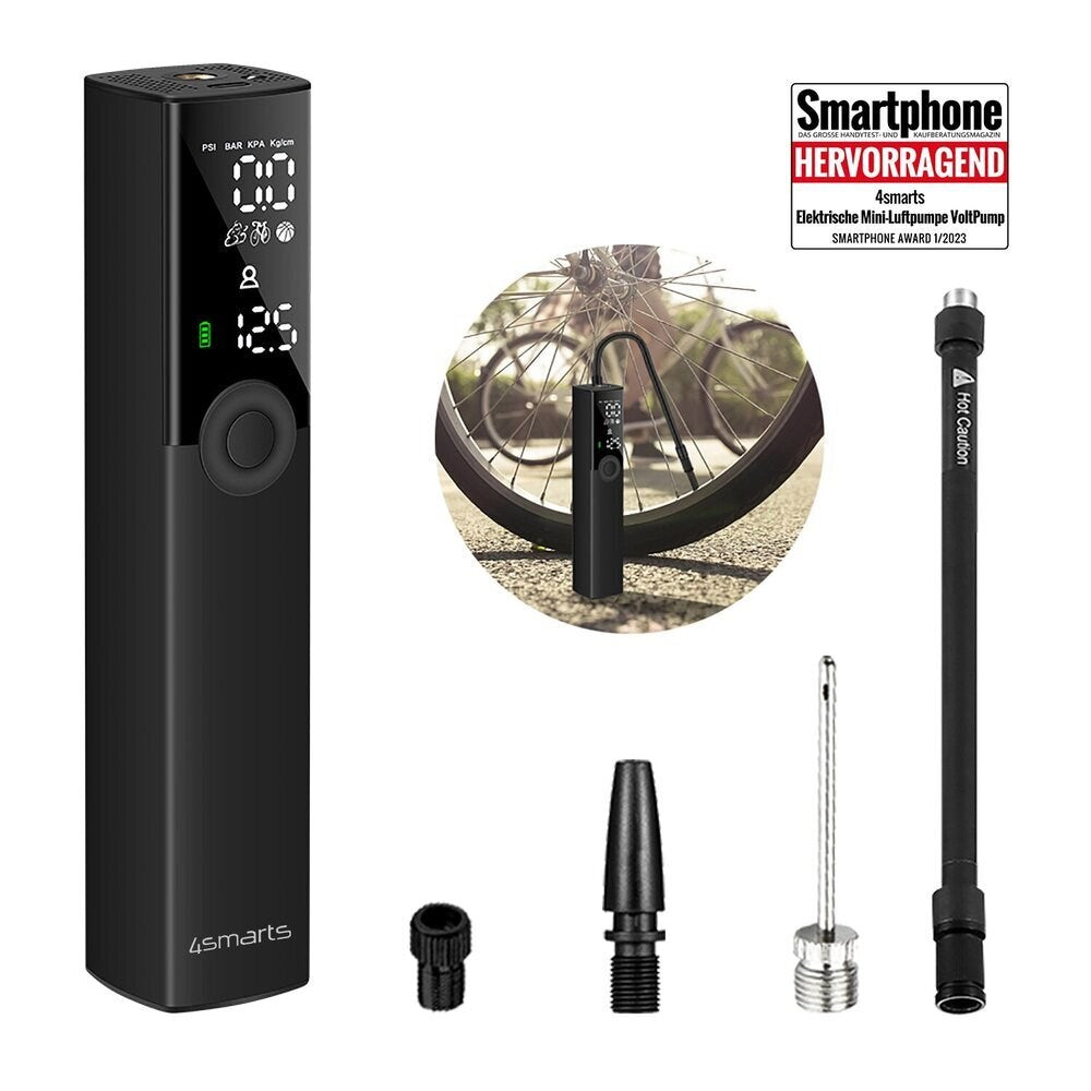 4smarts Universal VoltPump Mini Luftpumpe - Sort