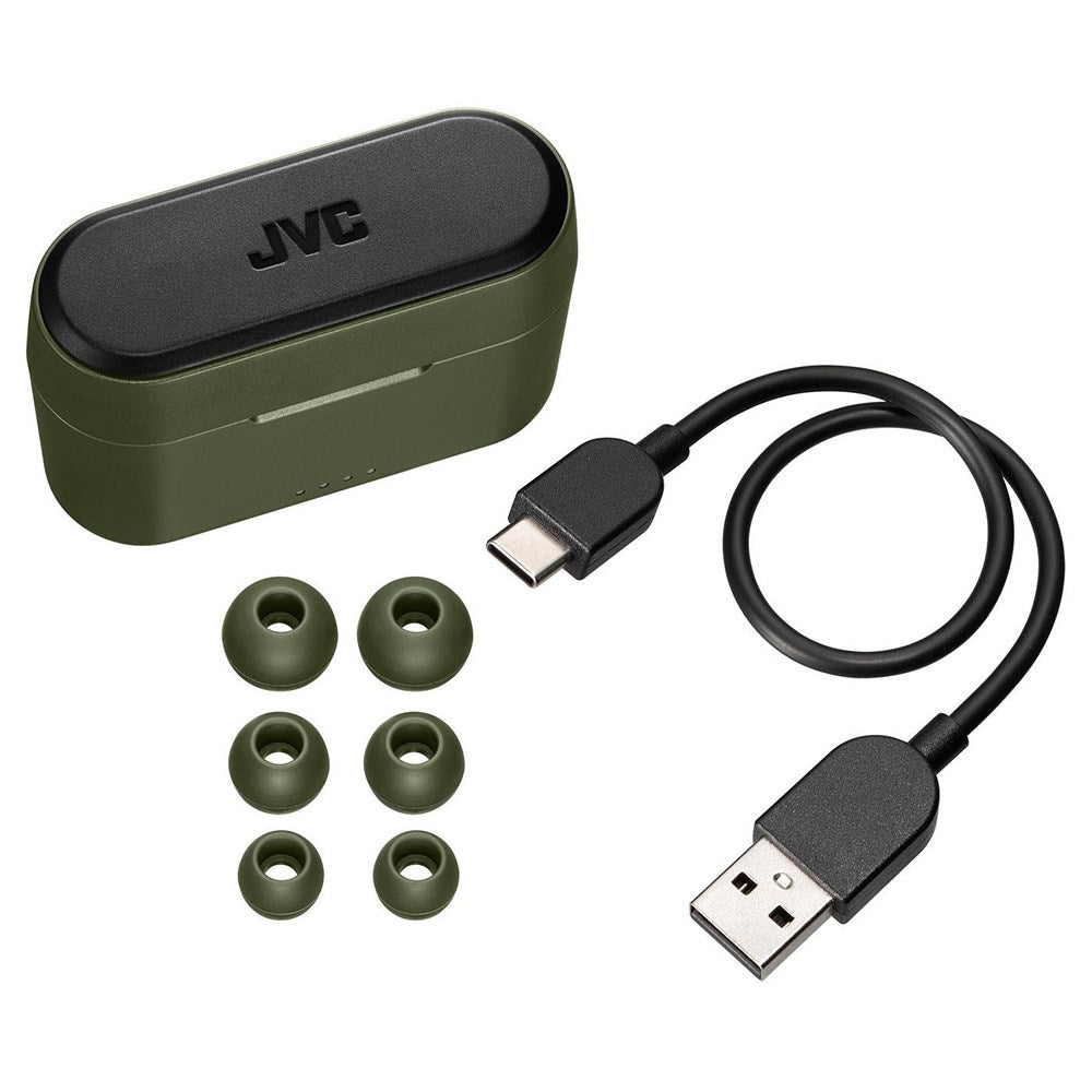 JVC Powerful Sound HA-A9T Trådløse In-Ear Høretelefoner - Grøn