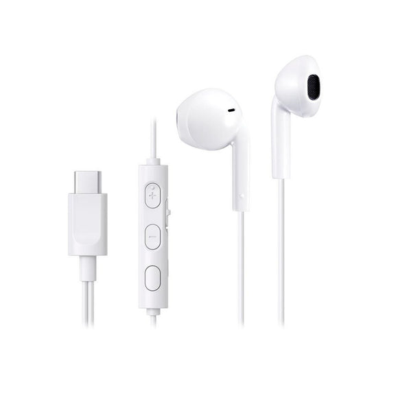 JVC HA-FR17UC In-Ear Hovedtelefoner m. USB-C og Mikrofon - Hvid