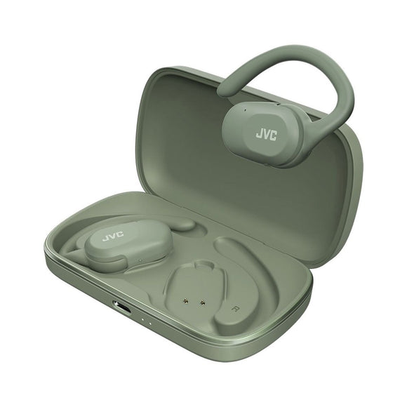 JVC Nearphones HA-NP40T True Wireless Open-Ear Høretelefoner - Grøn